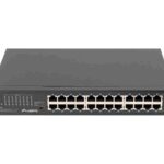 SWITCH LANBERG 24 PUERTOS GIGABIT ETHERNET RACK 19" 5901969429022 RSGE-24