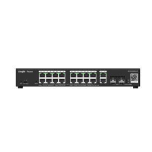 SWITCH RUIJIE RG-ES220GS-P 20 PUERTOS GIGABIT POE 16 POE2 2RJ45 6971693278660 RG-ES220GS-P
