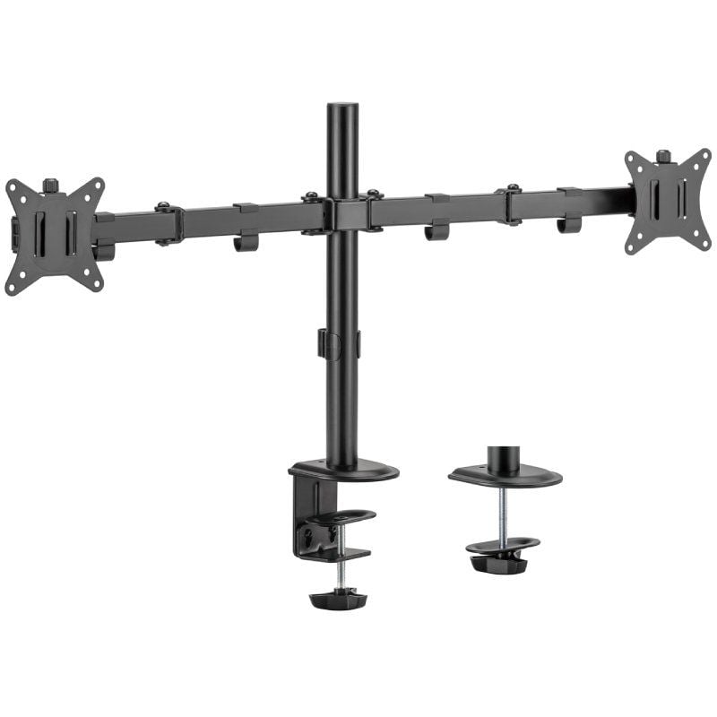 Soporte de Mesa para 2 Monitores o TV Aisens DT32TSR-149/ Giratorio/ Inclinable/ hasta 9kg - Imagen 2