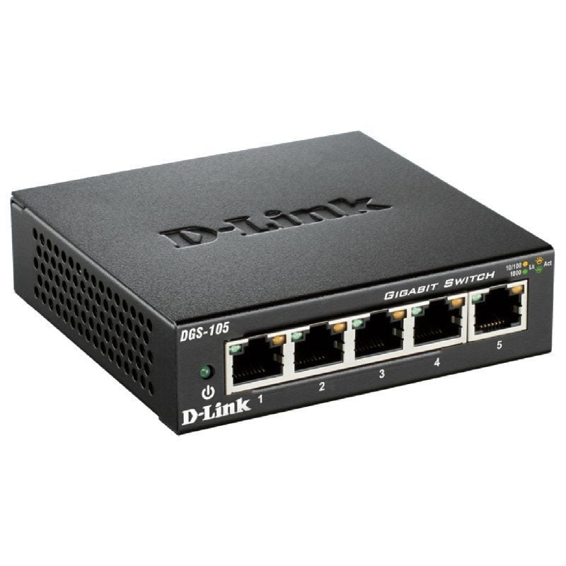 Switch D-Link DGS-105 5 Puertos/ RJ-45 10/100/1000 790069368226 DGS-105/E DLK-SWITCH DGS-105 Switch D-Link DGS-105 5 Puertos/ RJ-45 10/100/1000 790069368226 DGS-105/E DLK-SWITCH DGS-105