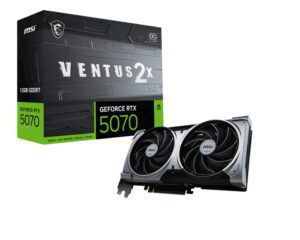 TARJETA GRAFICA MSI RTX 5070 12G VENTUS 2X OC 4711377308229 912-V532-003