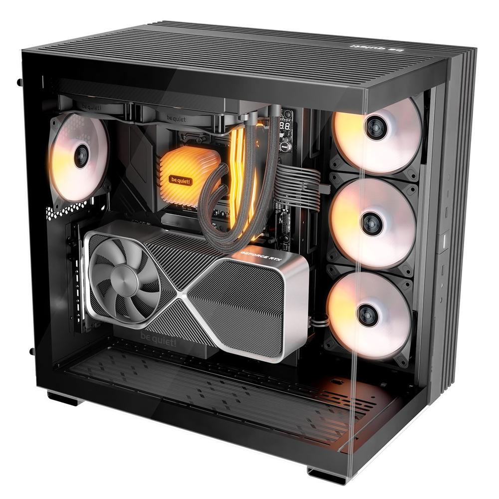 Caja ordenador gaming be quiet! light base 600 lx atx argb vidrio negra - Imagen 2