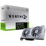 4711377308243 | P/N: 912-V532-004 | Cod. Artículo: DSP0000031357 Tarjeta grafica msi rtx 5070 12gb ventus 2x oc white