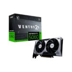 4711377344272 TARJETA GRÁFICA MSI RTX 5060 8GB VENTUS 2X OC GDDR7 912-V537-002 A0057558 MSI Tarjetas Gráficas 912-V537-002