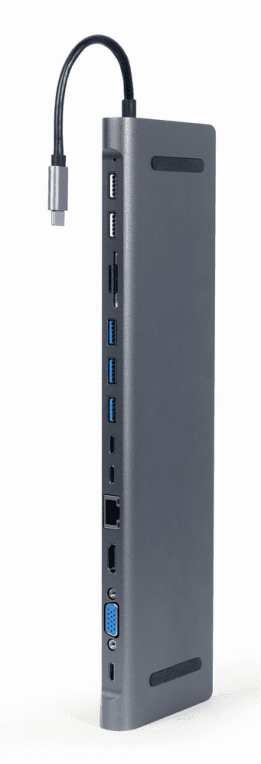 ADAPTADOR MULTIPUERTO GEMBIRD USBC 9EN1 HUB