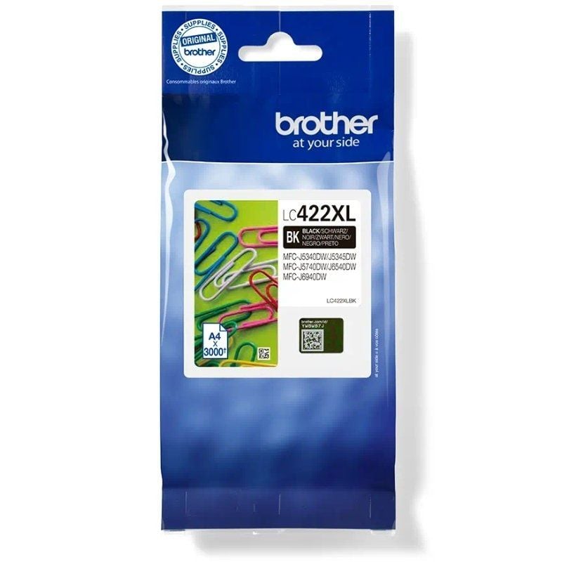 Cartucho de Tinta Original Brother LC-422 XL Alta Capacidad/ Negro - Imagen 3