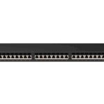 PATCH PANEL 24 PORT 1U 19" CAT.6A FTP BLACK LANBERG 5901969428322 PPSA-1024-B