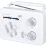 RADIO TREVI RA 7F64 PORTABLE AM/FM RADIO WHITE 8011000029320 0RA7F6401
