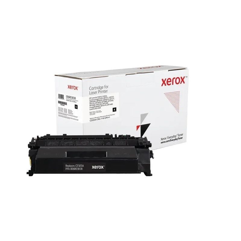 Tóner compatible Xerox 006R03838 compatible con HP CE505A/ CRG-119/ GPR-41/ 2300 páginas/ Negro 095205594232 006R03838 XER-TONER 006R03838 Tóner compatible Xerox 006R03838 compatible con HP CE505A/ CRG-119/ GPR-41/ 2300 páginas/ Negro 095205594232 006R03838 XER-TONER 006R03838
