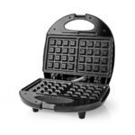 5412810319138 KAWP200BK NEDIS WAFFLE | GOFRES  | 22 X 12 CM | 750 W | CONTROL AUTOMÁTICO DE TEMPERATURA