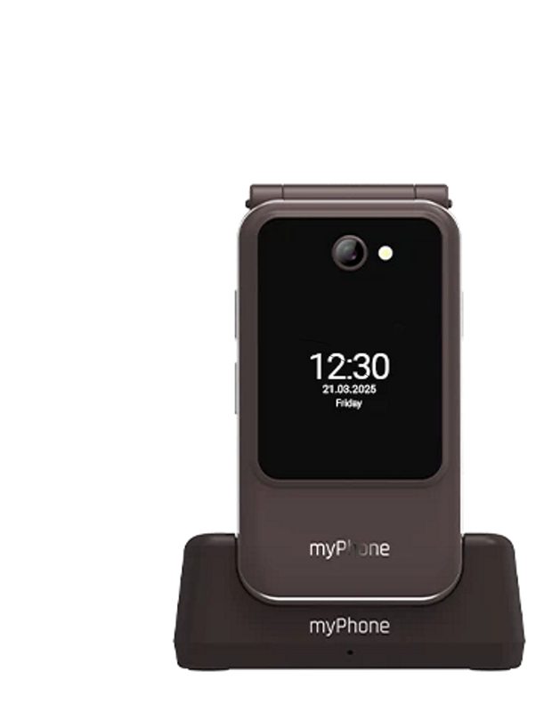 Telefono movil myphone harmony 2.8 pulgadas+1.44 pulgadas - 4g - marron - Imagen 2