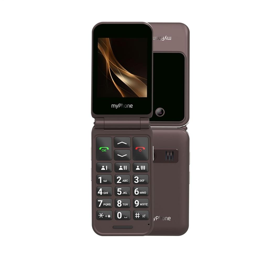 5902983632269 | P/N: TEL001004 | Cod. Artículo: DSP0000031904 Telefono movil myphone harmony 2.8 pulgadas+1.44 pulgadas - 4g - marron