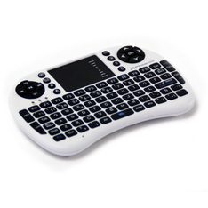 Mini teclado inalambrico wireless 2.4ghz phoenix touchpad multimedia smart tv - tvbox - android tv - color blanco y negro - Imagen 2