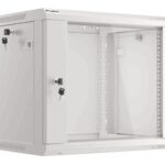 ARMARIO LANBERG MURAL 9U 600X450 RACK 19 FLAT PACK V2 PUERTA CRISTAL GRIS 5901969403107 WF01-6409-10S