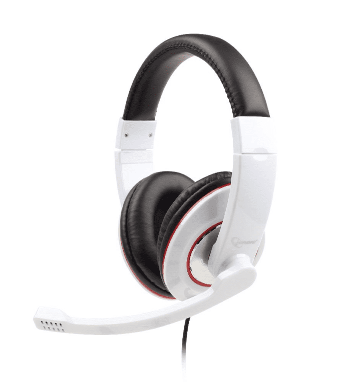 AURICULARES GEMBIRD MHS-001-GW BLANCO BRILLANTE MICROFONO ALAMBRICO 3.5MM 8716309079501 MHS-001-GW