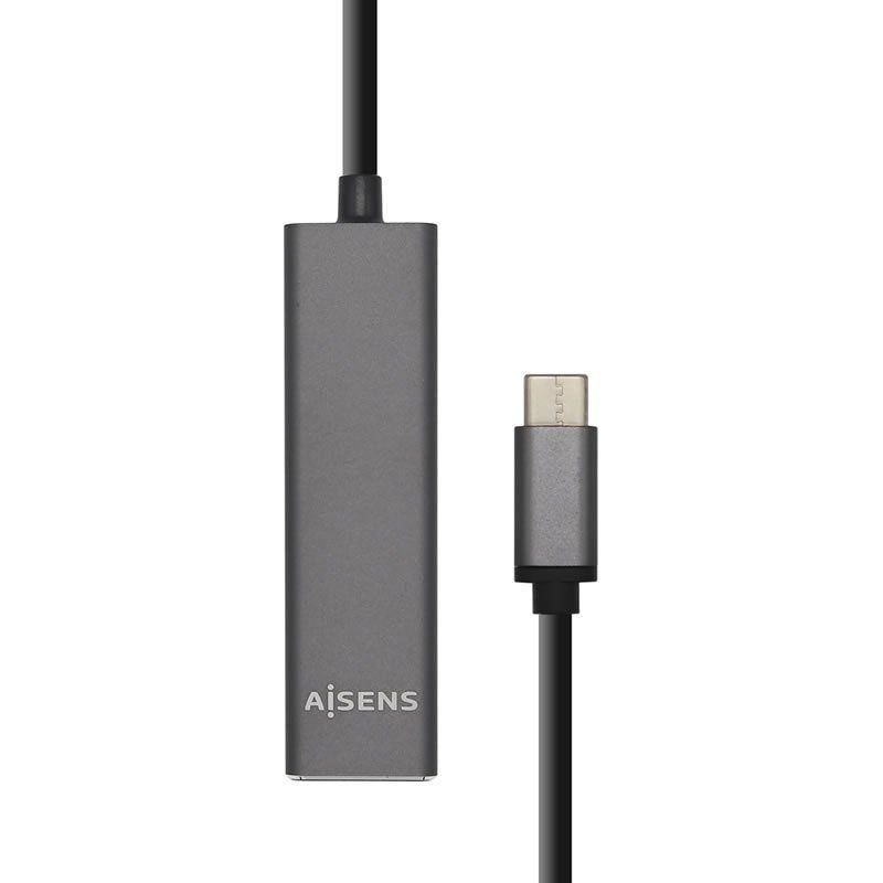 Hub USB Tipo-C Aisens A109-0403/ 4xUSB/ Gris 8436574704143 A109-0403 AIS-HUB A109-0403