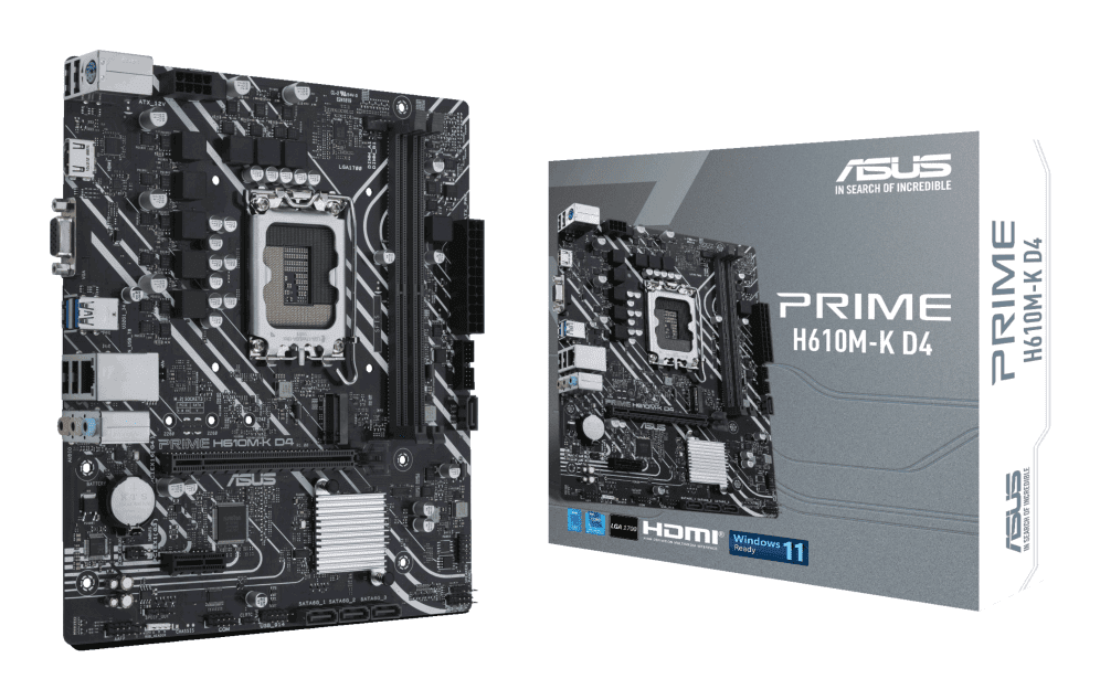 PLACA BASE ASUS H610M-K D4 1700 MATX 2XDDR4 4711081565499 90MB1A10-M0EAY0