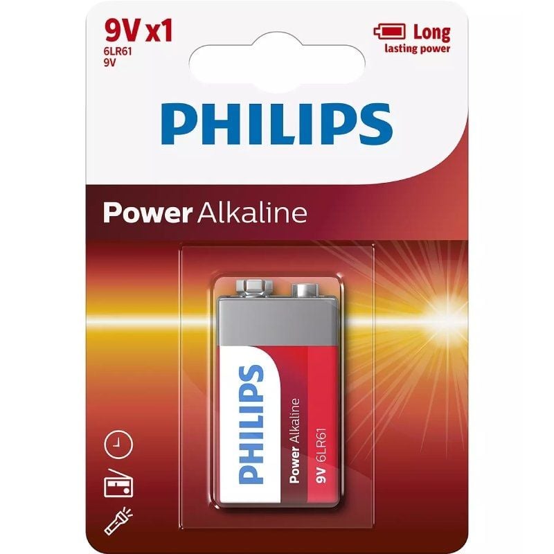 Pila Alcalina Philips 6LR61P1B/10/ 9V 8712581550042 6LR61P1B/10 PHIL-PILA 6LR61P1B 10 Pila Alcalina Philips 6LR61P1B/10/ 9V 8712581550042 6LR61P1B/10 PHIL-PILA 6LR61P1B 10