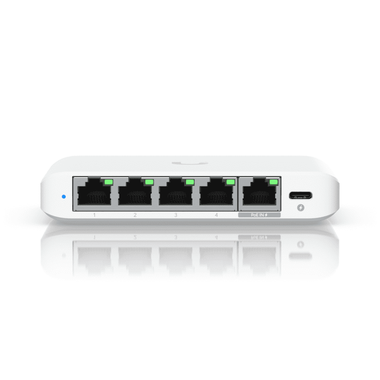 SWITCH UBIQUITI USW-FLEX-2.5G-5 UNIFI SWITCH FLEX 2.5GB 0810084696040 USW-FLEX-2.5G-5