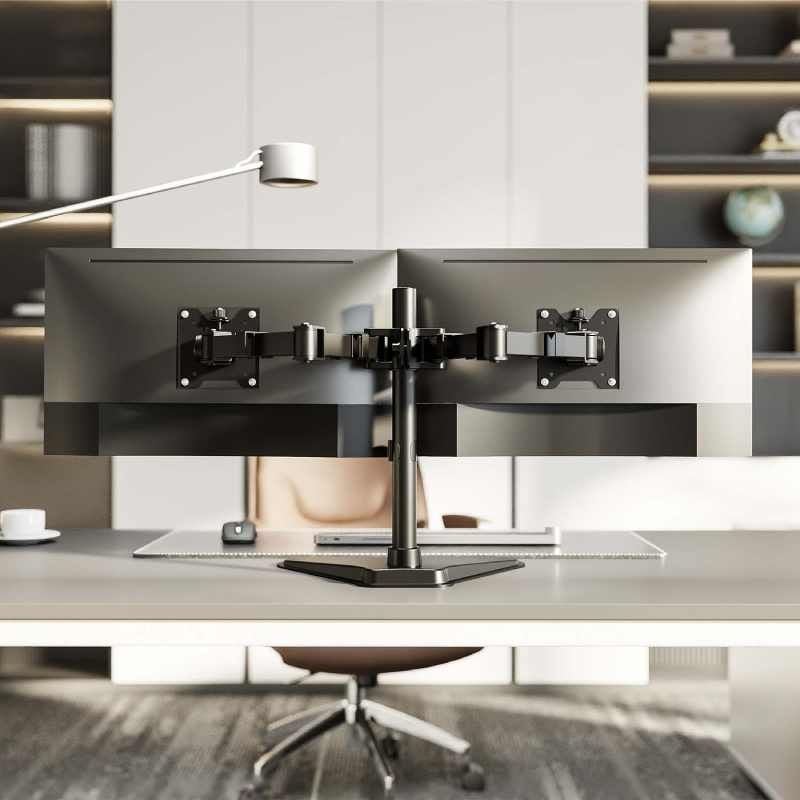 Soporte de Sobremesa para 2 Monitores Aisens DT35TSR-361/ Giratorio/ Inclinable/ hasta 20kg - Imagen 4