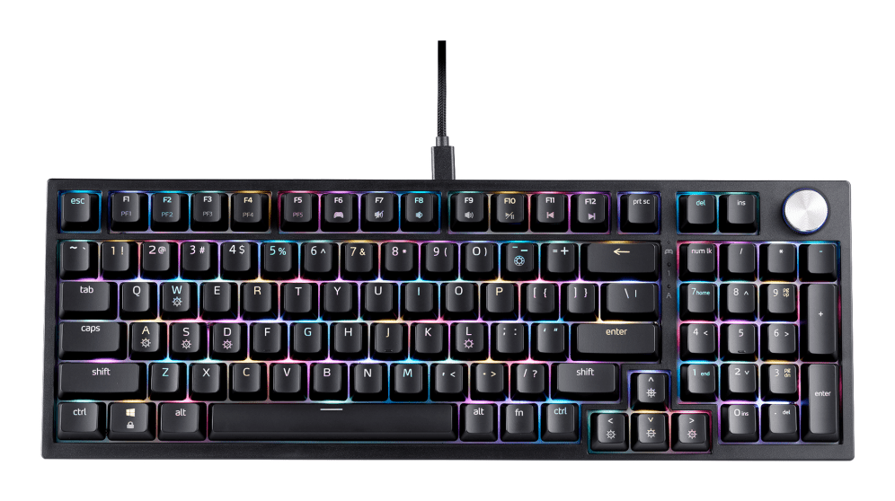 TECLADO GAMING XPG SORCERER ES USB RETROILUMINADO MECANICO NEGRO 4711085946843 75261468