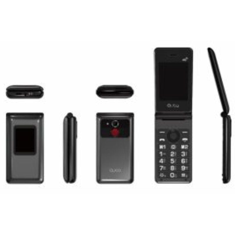 Teléfono Móvil Qubo X-28 4G para Personas Mayores/ Negro - Imagen 2