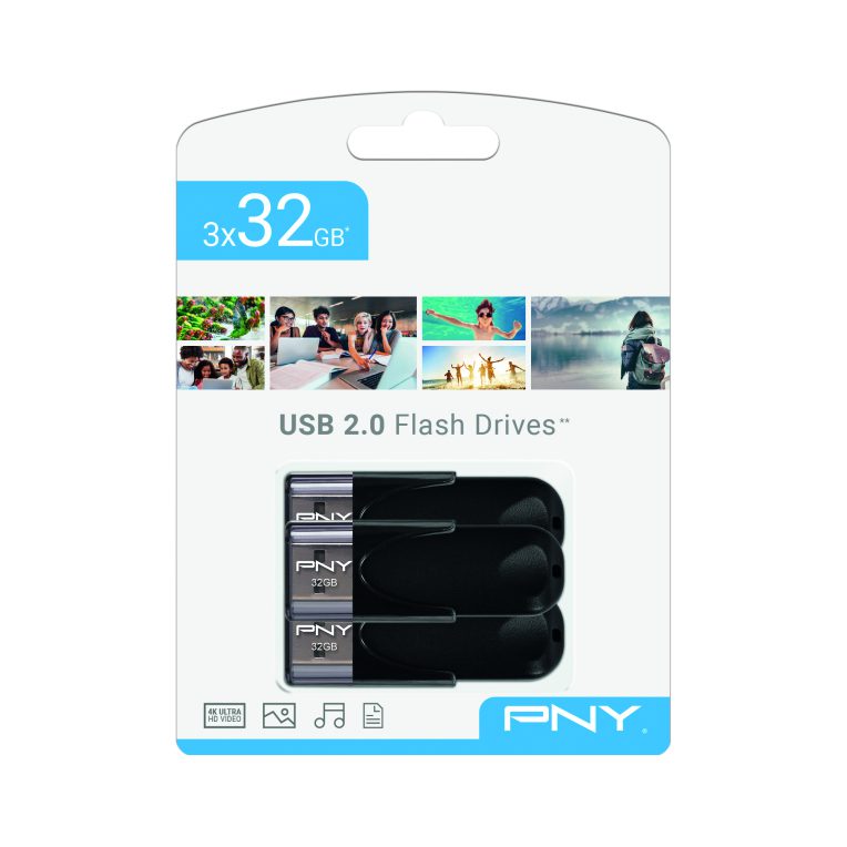 USB 2.0 PNY 3X 32GB ATTACHE4 PACK 3536403371128 FD32GATT4KKKX3-EF