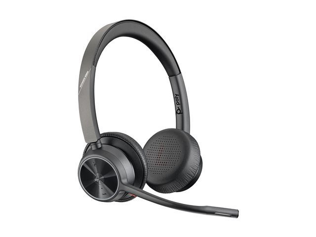 Auriculares poly voyager 4320 inalambrico negro - Imagen 3