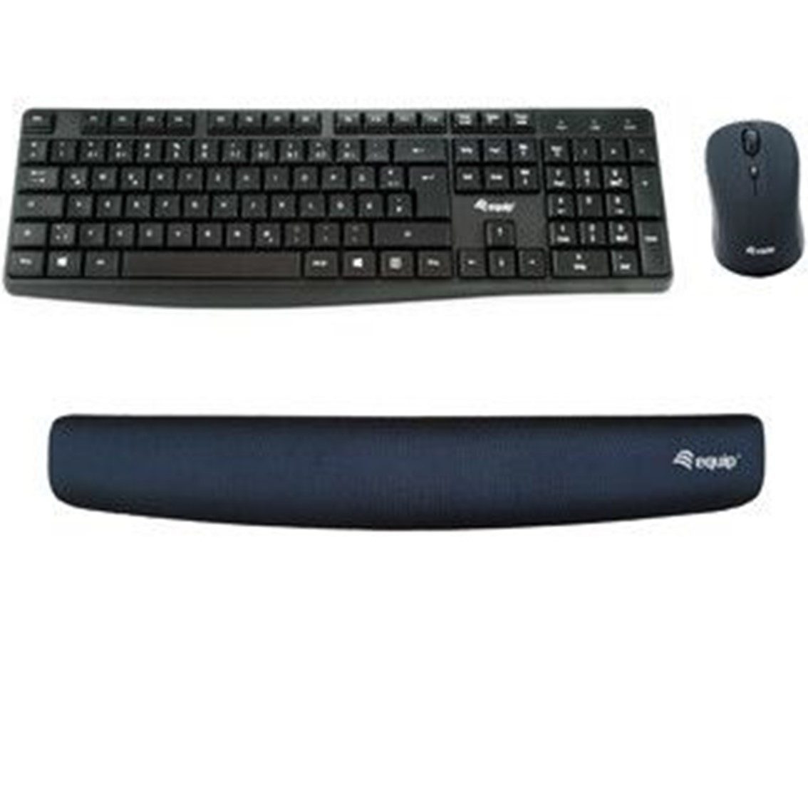 Reposamuñecas de gel equip para teclado life color negro - Imagen 3
