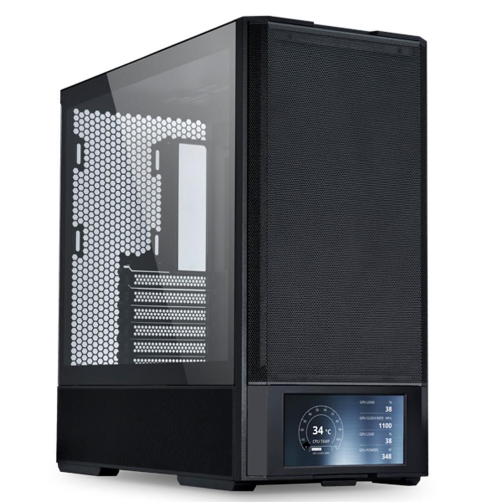 4718466017642 | P/N: G99.LAN207DX.00 | Cod. Artículo: DSP0000031811 Caja ordenador gaming lian li lancool 207 lcd atx argb cristal templado negra