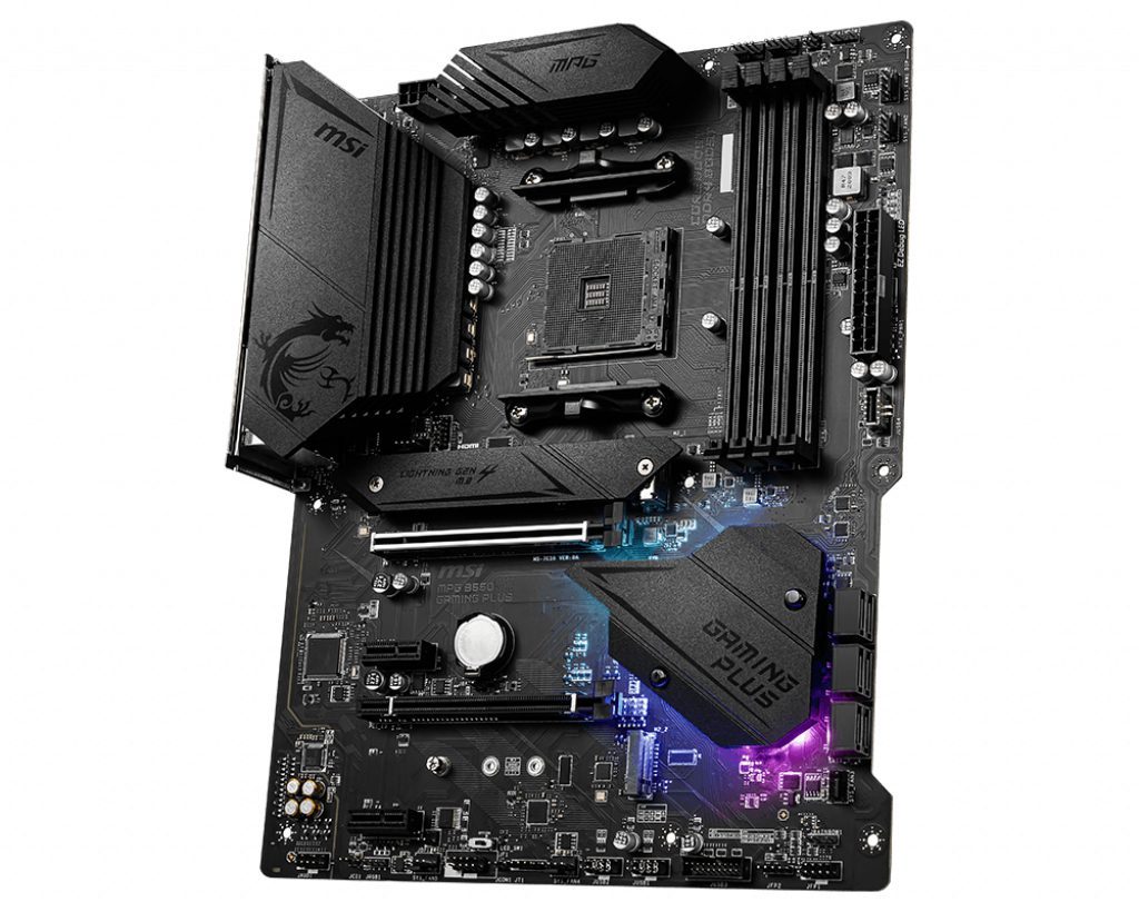 Placa base msi am4 b550 gaming plus atx - 4xddr4 - 6xsata6 - 4xusb 2.0 3xusb 3.2 - Imagen 3