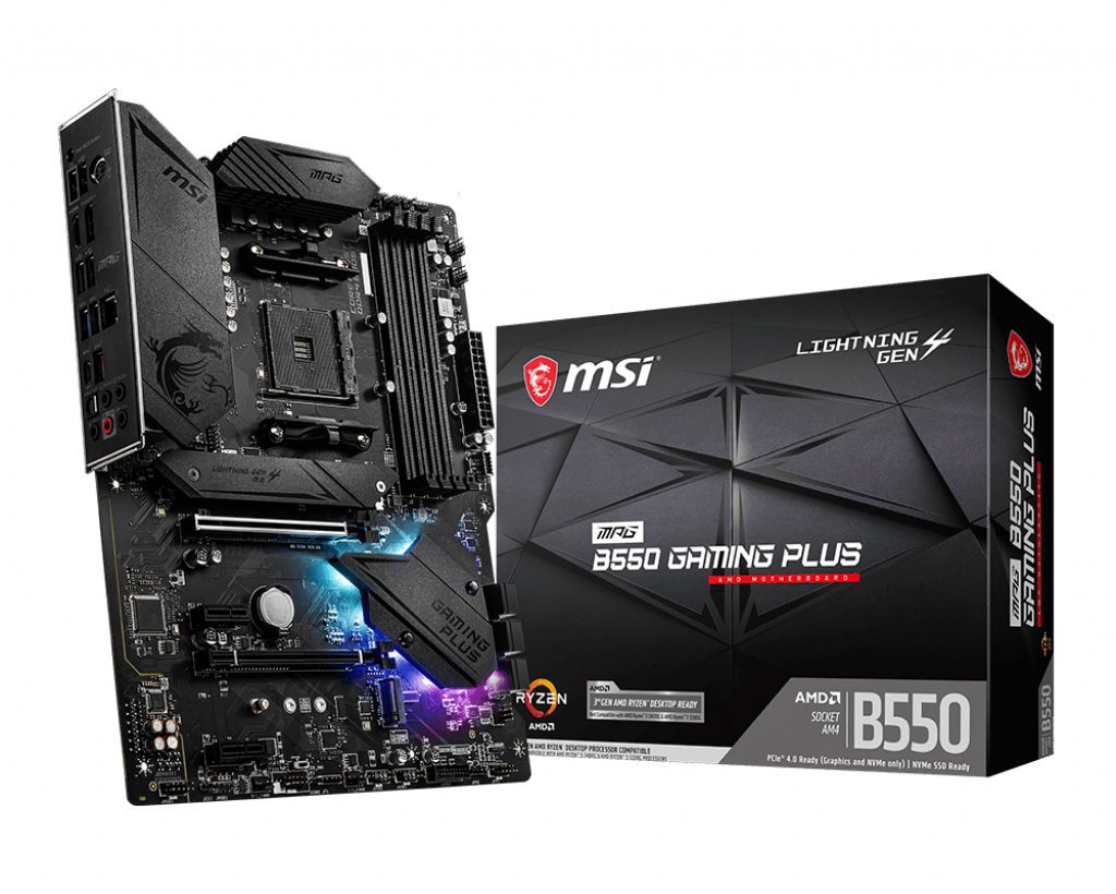 Placa base msi am4 b550 gaming plus atx - 4xddr4 - 6xsata6 - 4xusb 2.0 3xusb 3.2 - Imagen 5