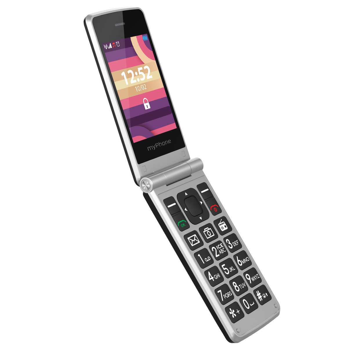 Telefono movil myphone tango lte black - silver - 2.4 pulgadas - 2mpx - 4g - negro y plateado - Imagen 3