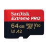 619659188573 | P/N: SDSQXCU-064G-GN6MA | Cod. Artículo: DSP0000032949 Tarjeta memoria micro secure digital 64gb sandisk extreme pro clase 10 uhs - i u3 + adaptador