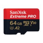 619659188573 | P/N: SDSQXCU-064G-GN6MA | Cod. Artículo: DSP0000032949 Tarjeta memoria micro secure digital 64gb sandisk extreme pro clase 10 uhs - i u3 + adaptador