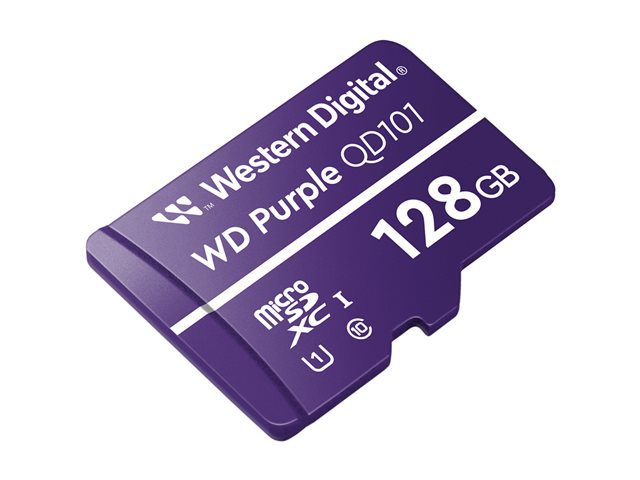 Tarjeta de memoria micro sdxc wd western digital purple sc qd101 128gb uhs - i cl10 - Imagen 2