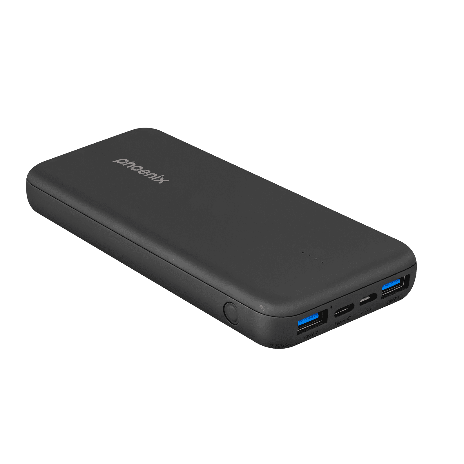 Phoenix powerbank batería externa 10000mah con 2 usb carga rapida y 1 usb tipo c pd - Imagen 2