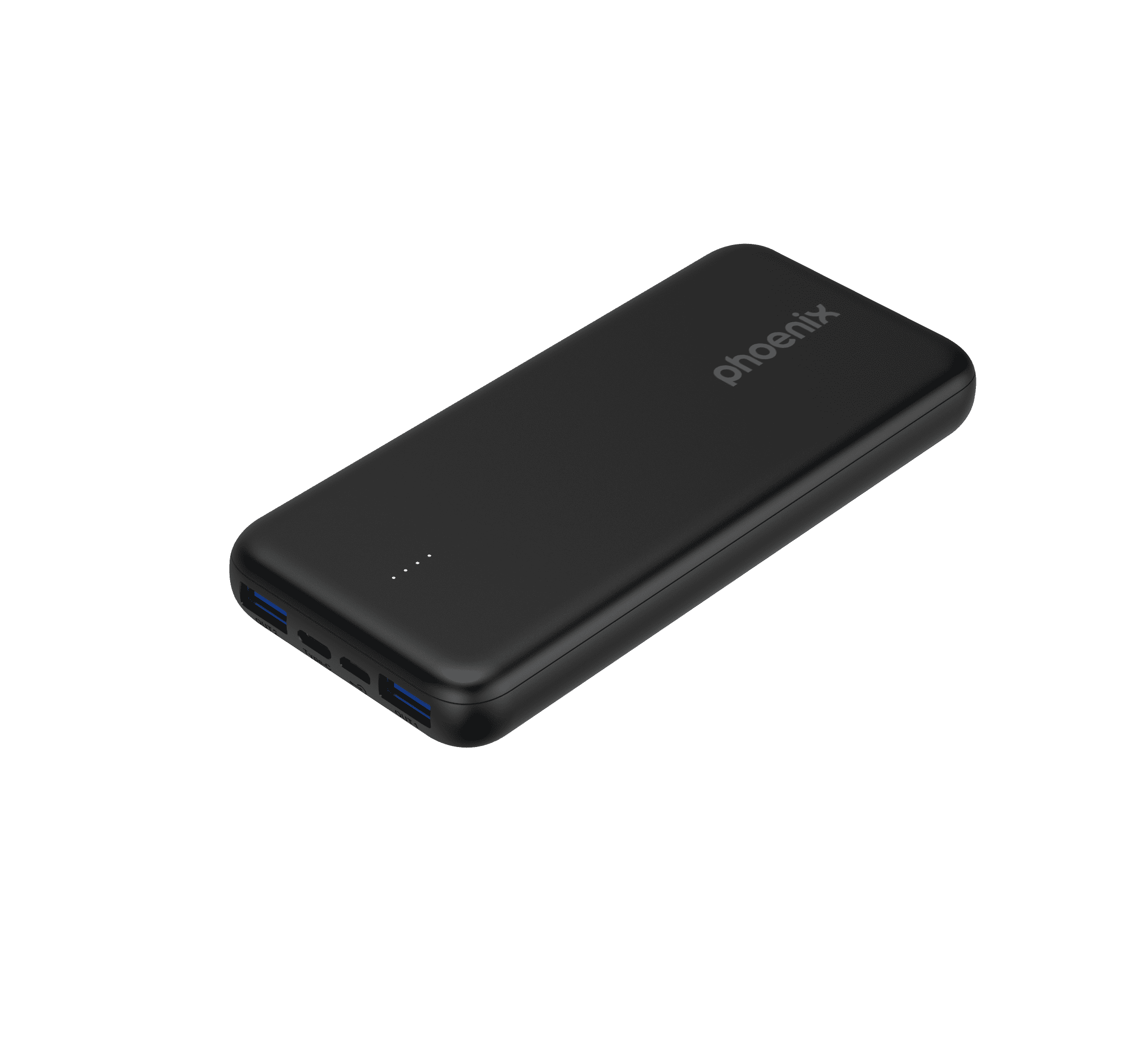 8436583237441 | P/N: 10K2UAQC1UCPDB | Cod. Artículo: DSP0000019241 Phoenix powerbank batería externa 10000mah con 2 usb carga rapida y 1 usb tipo c pd