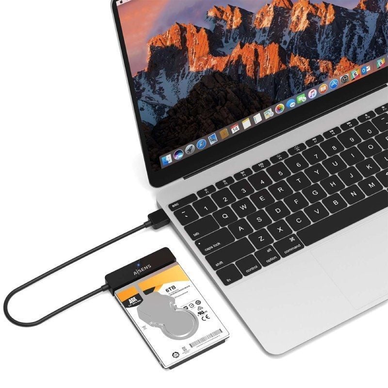 Adaptador para Discos Duros 2.5" Aisens ASE-25A03B/ USB Macho - SATA - Imagen 4