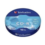CD-R Verbatim Datalife 52X/ Tarrina-10uds 023942434375 43437 VERB-CD DATALIFE 700MB 10U