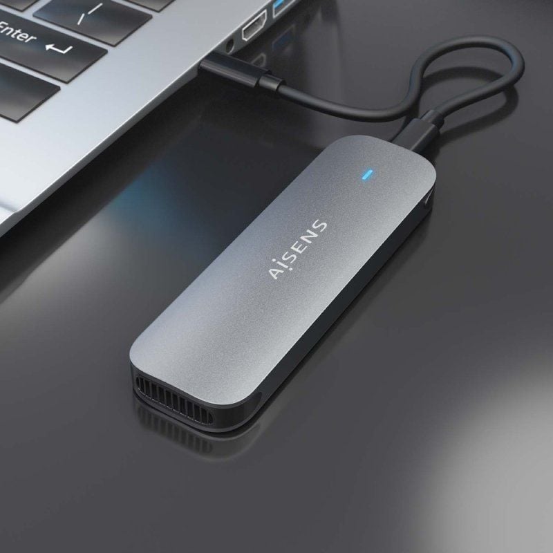 Caja Externa para Disco SSD M.2 SATA Aisens ASM2-006GRY/ USB 3.1/ Sin tornillos - Imagen 5