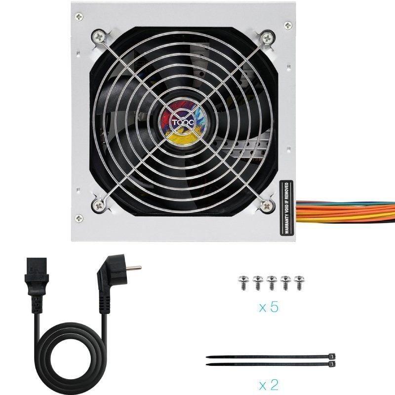 Fuente de Alimentación TooQ TQAPOLO-550SP/ 550W/ Ventilador 12cm - Imagen 5