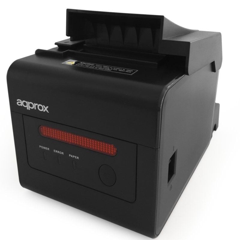 Impresora de Tickets Approx appPOS80WIFI+LAN/ Térmica/ Ancho papel 58 y 80mm/ USB-WiFi-LAN-RS232-RJ11/ Negra - Imagen 2