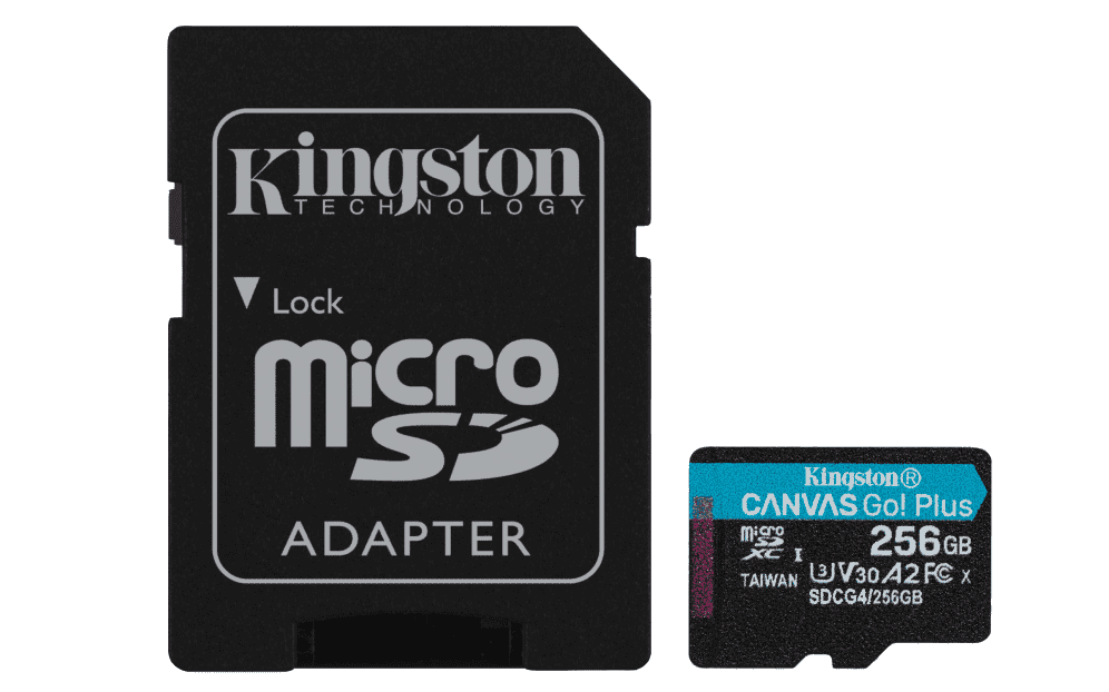 Kingston Technology Canvas Go! Plus MicroSD UHS-I Clase 10 0740617347999 SDCG4/256GB