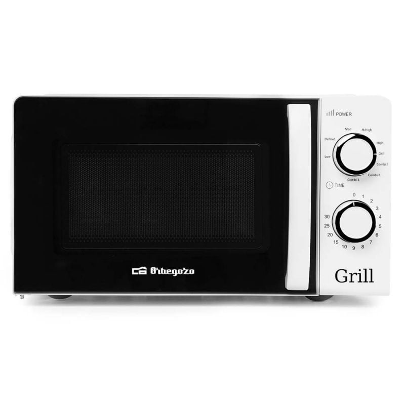 Microondas Orbegozo MIG 2130/ 700W/ Capacidad 20L/ Función Grill/ Blanco - Imagen 5