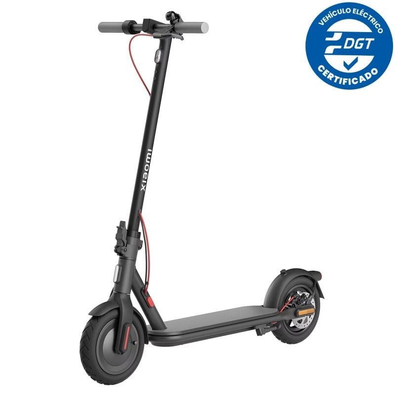 Patinete Eléctrico Xiaomi Electric Scooter 4/ Motor 600W/ Ruedas 10"/ 25km/h/ Autonomía 35km/ Negro 6941812721124 BHR7128EU XIA-PATIN EL SC 4 BK
