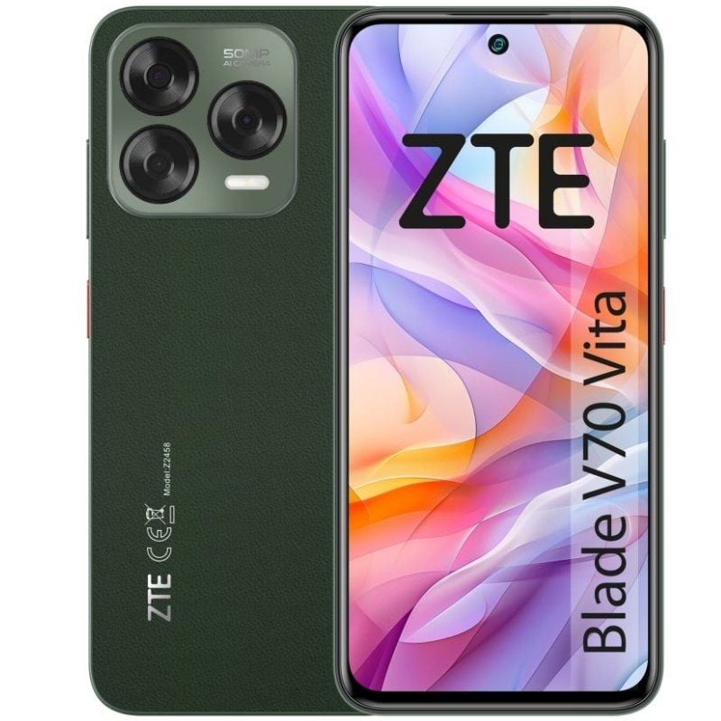 Smartphone ZTE Blade V70 Vita 8GB/ 256GB/ 6.7"/ Verde 6902176135798 P606F17-GREEN ZTE-SP BLD V70 V 8-256 GREE