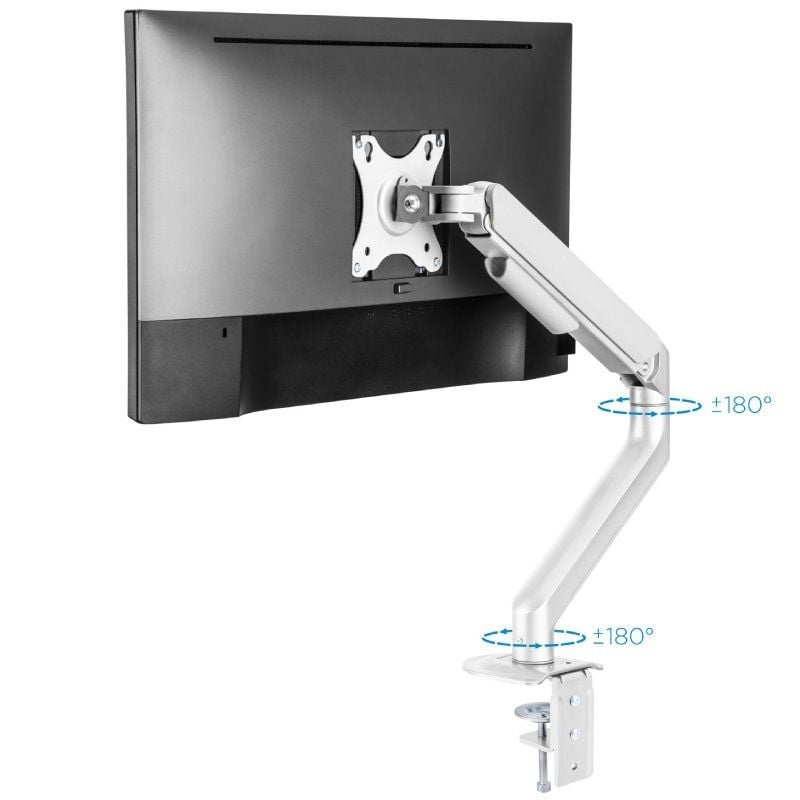 Soporte de Mesa para Monitor TooQ DB4032TNR-W/ Giratorio/ Inclinable/ hasta 9kg - Imagen 3