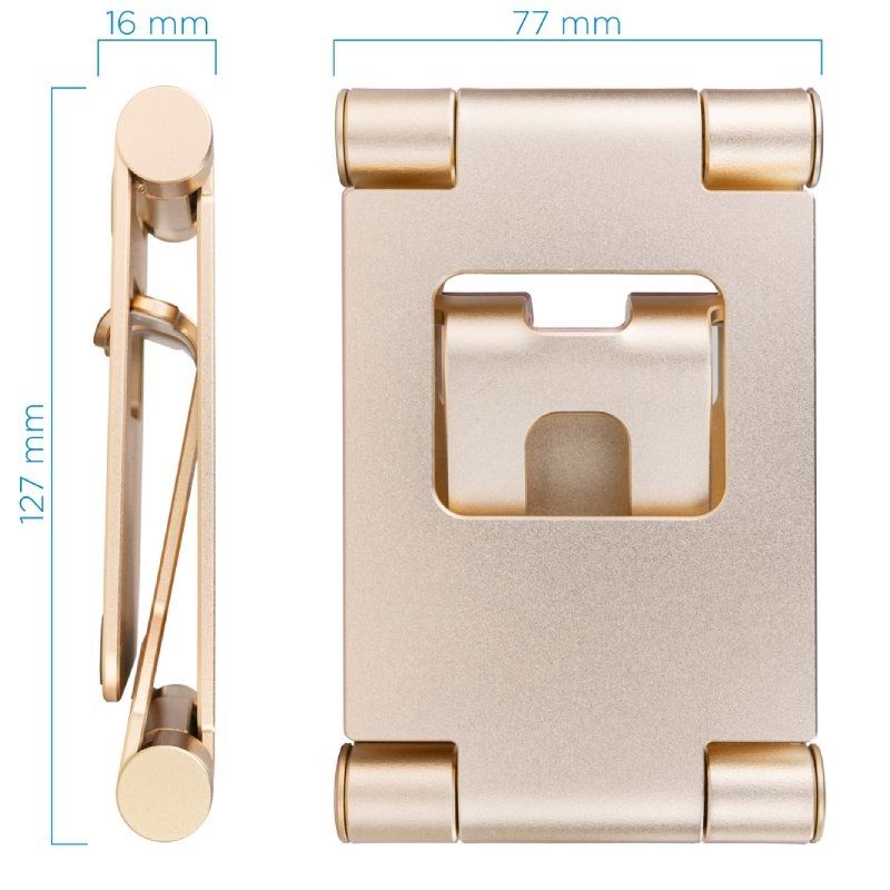 Soporte para Smartphone/Tablet TooQ PH-KEOPS-ALBA/ Dorado - Imagen 5