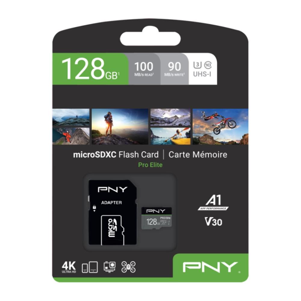 Tarjeta memoria micro sdxc pro elite pny 128gb clase 10 uhs - i u3 - Imagen 3